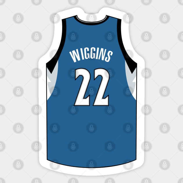 Andrew Wiggins Minnesota Jersey Qiangy Sticker by qiangdade